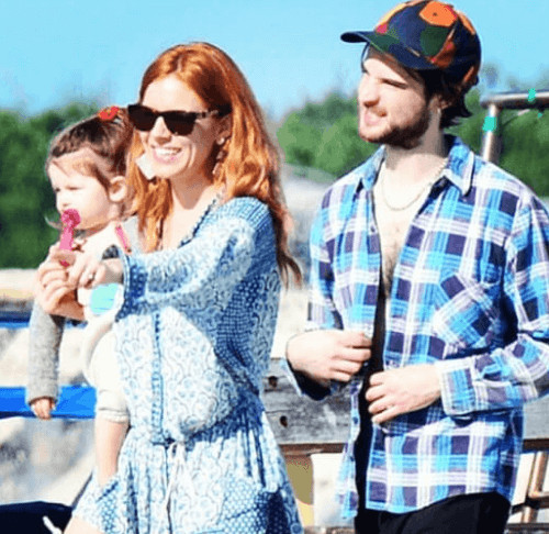 With Ex Boyfriend And Daughter